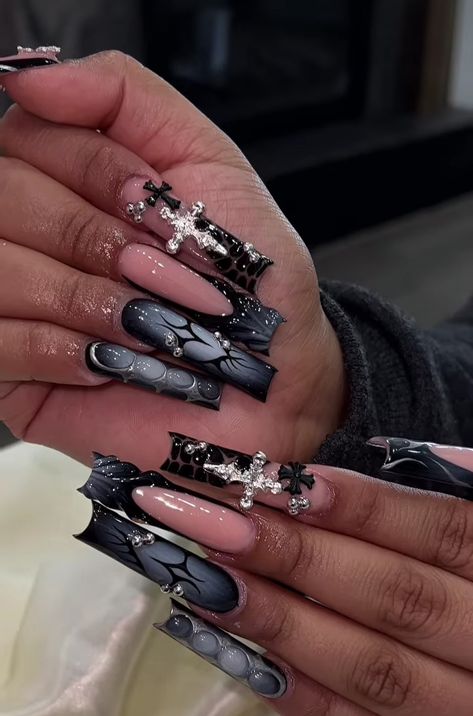 1st Of April, Pink Chrome Nails, Baddie Nails, Colored Acrylic Nails, Dope Nail Designs, Acrylic Nails Coffin Pink, Long Square Acrylic Nails, Unique Acrylic Nails, Bling Acrylic Nails