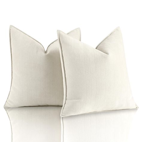 PRICES MAY VARY. Polyester 【Premium Chenille Fabric】Soft and durable, our throw pillow covers are crafted from premium chenille, offering a plush feel that's gentle on the skin. The chenille fabric not only provides a comfortable and cozy texture but also presents a sophisticated and elegant visual appeal. With meticulous craftsmanship, these modern decorative pillow covers are tightly sewn with clean stitches, ensuring durability without any loose threads, making them a practical yet stylish ch Neutral Pillow Covers, Modern Decorative Pillows, Soft Throw Pillows, Chenille Throw Pillows, Couch Pillow Covers, White Pillow Covers, Neutral Pillows, Chenille Pillow, Garden Pillows