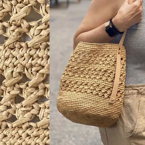 Como bag crochet pattern - CrochetObjet Crochet Straw Bag Pattern, Rafia Bags Crochet Pattern Free, Raffia Bag Crochet Pattern, Crochet Bag Raffia, Raffia Bag Pattern Free, Crochet Raffia Bag Pattern, Crochet Raffia Bag Pattern Free, Rafia Bags Crochet Pattern, Raffia Bag Pattern