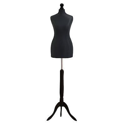 ❤Size 12/14 Female Tailors Dressmaker Mannequin Bust Fashion Dummy Torso Display Tailor's Dummy, Fashion Mannequin, Mannequin Display, Dress Form Mannequin, High Street Shops, Tripod Stand, Black Cover, Student Fashion, Textiles Fashion