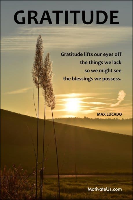 Quote Of The Day: May 10, 2021 "Gratitude lifts our eyes off the things we lack so we might see the blessings we possess." — Max Lucado Each of us is blessed in so many ways, yet sometimes, we aren’t very grateful. If we can stop looking for things to complain about, and remember … Continue reading What Helps You See Your Blessings? → So Many Blessings, Daily Blessings Quotes Every Day, So Grateful Quotes, November Blessings Quotes, Grateful Thankful Blessed Quotes Prayer, Count Your Blessings Quotes Be Thankful, So Blessed Quotes, Quote Grateful Blessed, So Many Blessings Quote Life