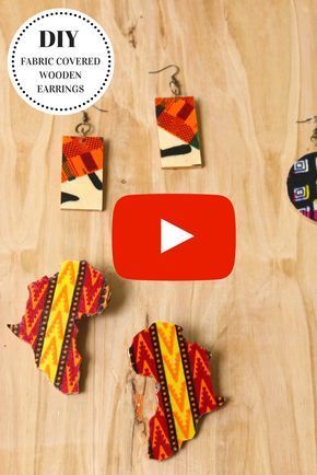 Super easy DIY fabric covered earrings tutorial using scrap fabric. I love that my african wax print fabric scraps don't got to waste. African Wax Print Fabric, Earrings Tutorial, African Accessories, Wax Print Fabric, African Earrings, Fabric Earrings, Scrap Fabric, Earrings Diy, Fabric Accessories