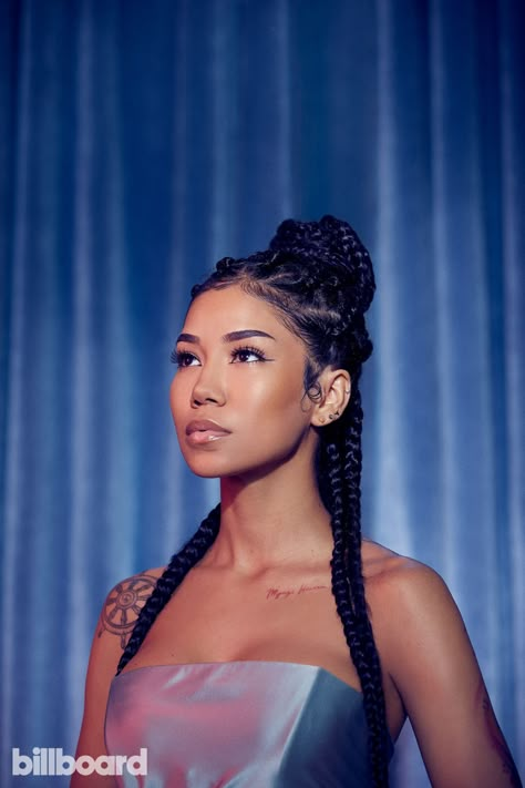 Why Jhene Aiko Believes Her New Album 'Is An Eruption' | Billboard Jhené Aiko Chilombo, Big Sean And Jhene, Jumbo Box Braids, Messy Braids, Long Box Braids, Jhene Aiko, Woman Crush, Shakira, About Hair