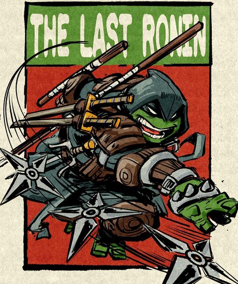 The Last Ronin, Tmnt Fan Art, Geek Poster, Teenage Mutant Ninja Turtles Artwork, Comic Book Art Style, Ninja Turtles Artwork, Teenage Mutant Ninja Turtles Art, Tmnt Artwork, Tmnt Art