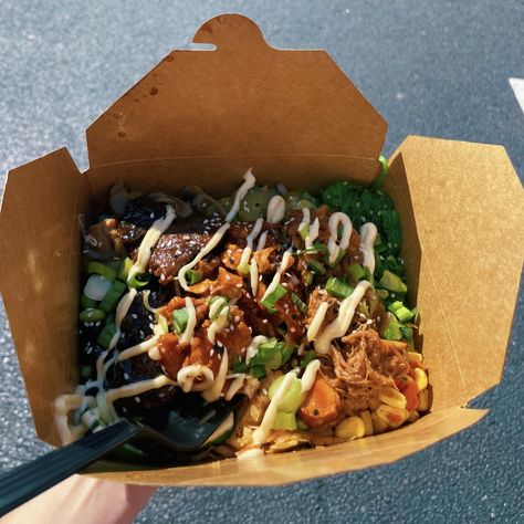 power poke bowl from chef j’s latin dragon food truck Poke Bowl Food Truck, Poke Food Truck, Asian Food Truck, Dragon Food, Poke Recipe, Poke Bowls, Bowl Food, Poke Bowl, J S