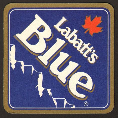 Labatt's Blue Labatt Blue, Beer Logo, Beer Coasters, Vintage Beer, Light Beer, Cal Logo, Vintage Logo, Coasters, Art Painting