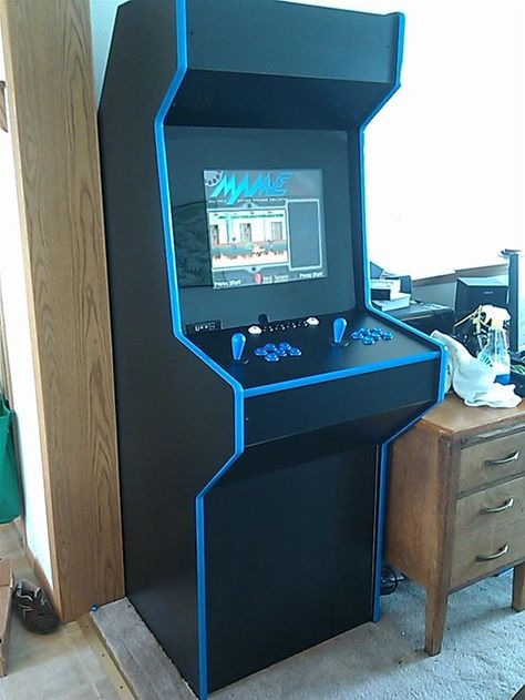 #DIY, #MAME, #arcade cabinet Retropie Arcade, Video Game Cabinet, Pi Arcade, Mame Cabinet, Arcade Cabinet Plans, Diy Arcade Cabinet, Diy Video Game, Diy Arcade, Arcade Joystick