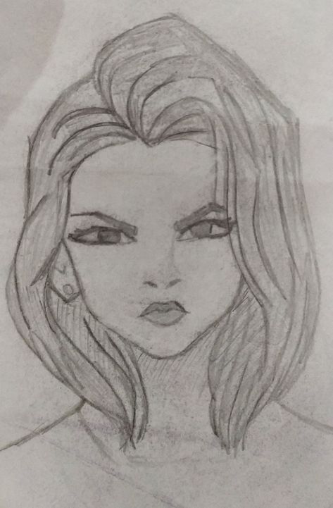 Angry Face Sketch, Angry Woman Face, Angry Face Drawing, Girl Pencil Sketch, Faces Drawings, Woman Face Drawing, Angry Faces, Person Sketch, Angry Woman