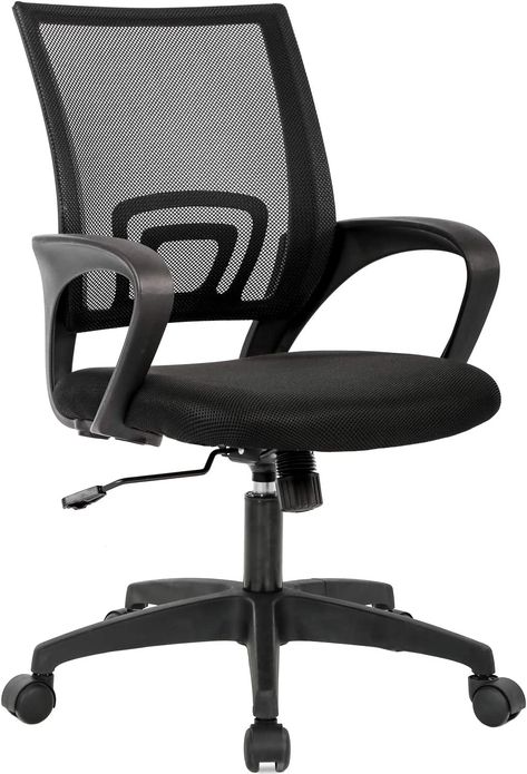 Home Office Chair Ergonomic Desk Chair Mesh Computer Chair with Lumbar Support Armrest Executive Rolling Swivel Adjustable Mid Back Task Chair for Women Adults, Black Ergonomic Desk Chair, Activity Room, Home Office Chair, Adjustable Chairs, Computer Desk Chair, Ergonomic Desk, Mesh Chair, Executive Chair, Office Desk Chair