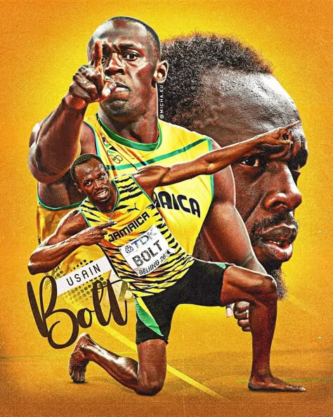 Usain St.Leo BOLT on Instagram: “Wowww♥️😍 @usainbolt…” Usain Bolt Wallpapers, Sigma Wallpapers, Usian Bolt, Sports Marketing Design, Bolt Art, Supermarket Design Interior, Bob Marley Legend, Track And Field Athlete, Champions Of The World