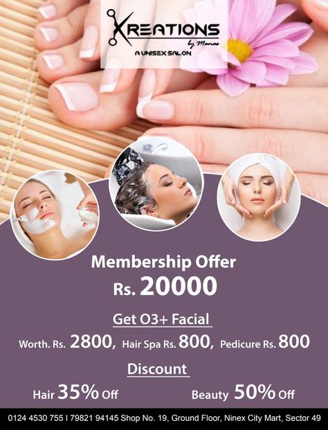 Salon Membership Ideas, Pamplet Design, Membership Ideas, Spa Sign, Makeup Poster, Salon Offers, Beauty Salon Posters, Catalog Template, Poster Idea