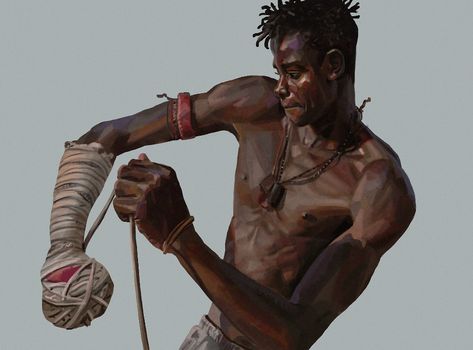 ArtStation - Young Dambe Boxer, Daniel Clarke Opm Manga, Illustration Agency, Poses References, Dynamic Poses, Art Style Inspiration, Cool Art Drawings, Pics Art, Drawing Poses, Drawing Reference Poses