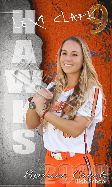 Senior Softball Banner, Senior Sports Banners, Softball Pictures Poses, Sport Poses, Band Banners, Sports Banners, Softball Photos, Softball Banner, Senior Banner