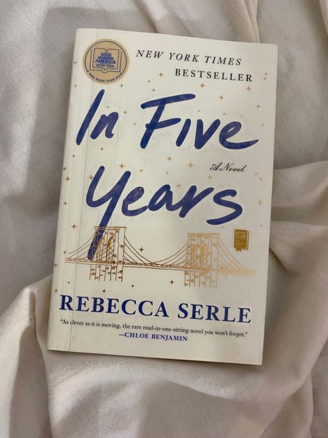 New York Best Sellers Books, Adult Fiction Books, Rebecca Serle, Intelligent Books, In Five Years, Bullet Journal Paper, Teen Romance Books, Smart Things, Bestselling Books