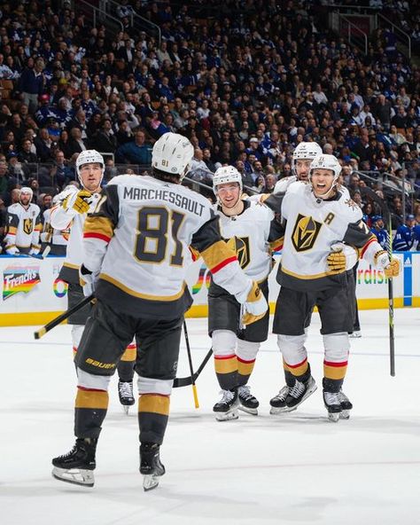 Vegas Golden Knights on Instagram: "HISTORY MADE 🙌 The Golden Knights (514 games) are the fastest team to 300 wins in NHL history!!!! #VegasBorn #TheGoldenAge" The Vegas, Nhl Games, Knight Games, Vegas Golden Knights, Golden Knights, Hockey Teams, Basketball Players, Knights, The Golden