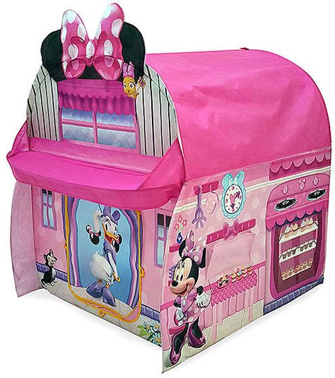 Minnie Kitchen Play Tent | Beautiful play tent for kids featuring Minnie Mouse | Pink play tent for kids #playhouse #ad Minnie Mouse Bedroom, Minnie Mouse Kitchen, Minnie Mouse Gifts, Minnie Mouse Toys, Kids Play Tent, Princess Toys, Mouse Toy, Best Kids Toys