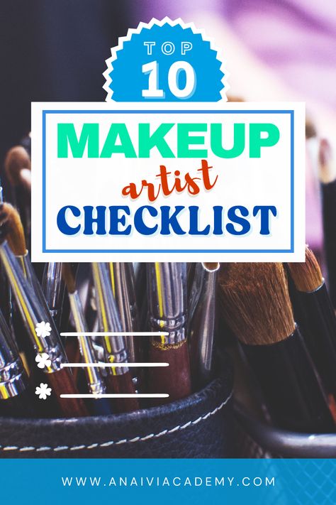 Are you a makeup artist in the hunt for a foolproof checklist to boost your skills and enhance your client's satisfaction? Look no further! We've compiled a comprehensive 'Top 10 Makeup Artist Checklist' that guarantees to elevate your professional game. From essential products to invaluable techniques, this guide is your secret weapon for flawless application. Successful Makeup Artist, Becoming A Makeup Artist, Beginner Makeup, Essential Products, Makeup Mistakes, Start Your Own Business, Must Have Tools, Professional Makeup Artist, Makeup For Beginners