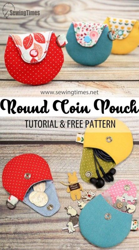 Pochette Diy, Diy Coin Purse, Earphone Pouch, Coin Purse Pattern, Purse Sewing Patterns, Sac Diy, Sewing Machine Projects, Pouch Sewing, Diy Bags Patterns