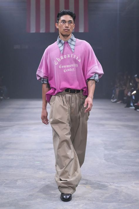 Willy Chavarria Spring 2025 Ready-to-Wear Runway, Fashion Show & Collection Review [PHOTOS] Runway Model Aesthetic 90s, 2025 Runway, Runway Model Aesthetic, Tuff Fits, Willy Chavarria, Sportswear Details, Trends 2025, Spring 2025, Show Collection