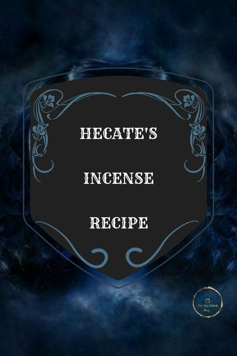 Hecate Alter, Witch Hobbies, Pagan Goddesses, Grimoire Notebook, Hecate Symbol, Incense Recipes, Mother Of Earth, Tea Witch, Goddess Hekate