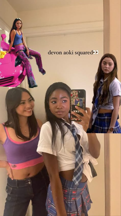 Iconic 90s Duos, Devon Aoki Costume, Suki 2 Fast 2 Furious Costume, Suki Tokyo Drift Costume, Debs Halloween Costume, Suki And Bullet Costume, London And Maddie Costumes, Iconic Duos Girls, Debs Outfit