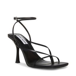 Steve Madden Store, Black Strappy Heels, Square Toe Heels, Black 7, Tandem, Womens Heels, Stiletto Heel, Black Heels, Steve Madden