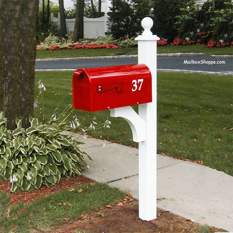 Red Mailbox, Mailbox Design, Metal Mailbox, Mailbox Post, Aluminium Doors, Vinyl Cut, Extruded Aluminum, Letter Box, Lawn Decor