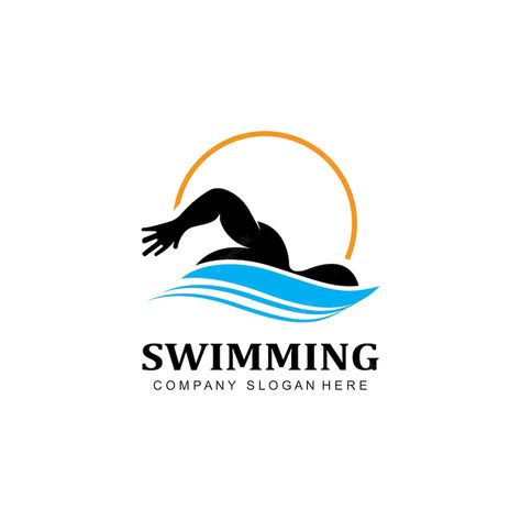 Swim Logo Design, Swimmer Athlete, Logo Swimming, Swim Logo, Swimming Tattoo, Team Ideas, Concept Inspiration, Swim Life, Swimming Workout