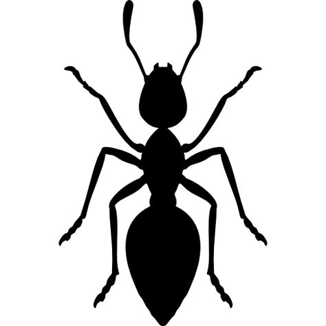 ant1 - by Freepik-Flaticon-Animals-Pin-121 Black And White, White, Black