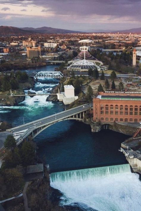 Spokane's long awaited Riverfront skatepark is on track to be open in the Spring of 2021. Downtown Spokane, Riverfront Park, Evergreen State, Spokane Washington, Park Trails, River Park, College Town, Spokane Wa, New Location