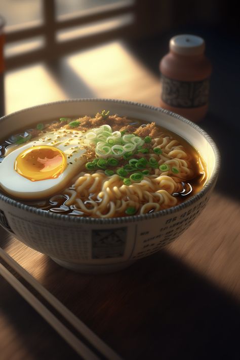 Nothing like a comforting bowl of Ramen noodle soup on a cold night! So many different variations and flavors, you're sure to find one that fits your taste.  For delicious recipes visit https://www.hellocinnamon.com   #RamenHeaven #DeliciousRamen #TastySoup #CozyNoodleSoup #TheBestNoodleSoup #Ramen #YummySoup #SatisfyingSoups #HealthyRamen Aesthetic Ramen Bowl, Aesthetic Soup Bowl, Food Noodles Ramen, Ramen At Home Aesthetic, Bowl Of Noodles, Ramen Aesthetics Korean, Ramen Food, Ramen Noodle Aesthetic, Ramen Bowl Aesthetic