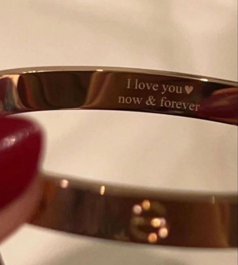 Engraved cartier bracelt خواتم خطوبة, This Is Love, Now And Forever, Dream Jewelry, Hopeless Romantic, Cute Couples Goals, Marry Me, Cute Jewelry, Future Wedding