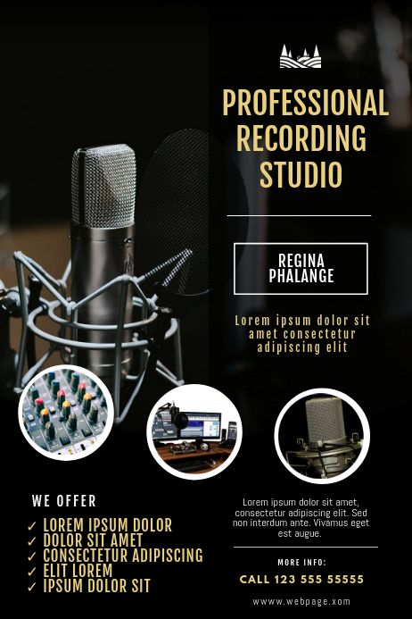 200+ Recording Studio Customizable Design Templates | PosterMyWall Music Studio Design, Illustration Tumblr, Professional Recording Studio, Publication Facebook, Music Recording Studio, Audio Studio, Recording Studio Design, Podcast Studio, Music Flyer