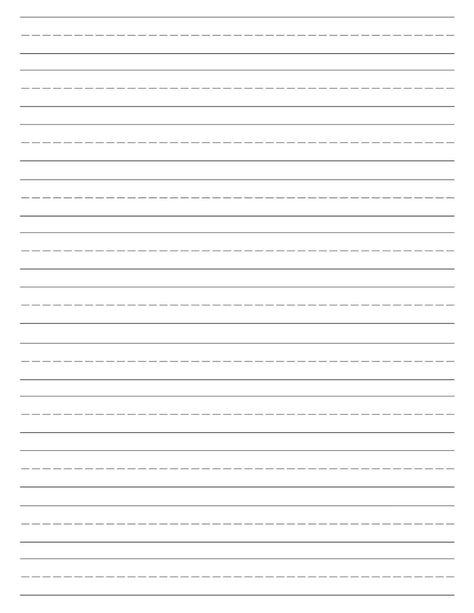 Free Printable Lined Paper {Handwriting Paper Template} - Paper Trail Design Free Printable Lined Paper, Kindergarten Lined Paper, Handwriting Paper Template, Lined Handwriting Paper, Lined Paper For Kids, Handwriting Printables, Printable Writing Prompts, Handwriting Worksheets For Kindergarten, Kindergarten Writing Paper