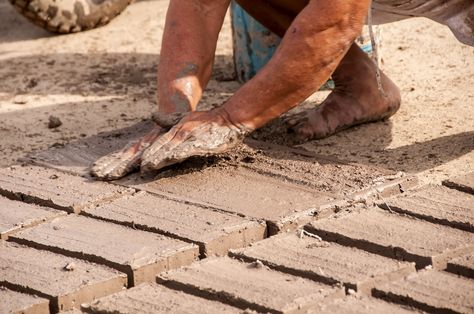 Learn about adobe in our architecture glossary, with a summary of Preservation Brief 5, Preservation of Historic Adobe Buildings. Adobe Brick House, Adobe House Plans, Adobe Brick, Olympic Sculpture Park, Adobe Architecture, Seismic Design, Mud Brick, Earth Architecture, Wattle And Daub