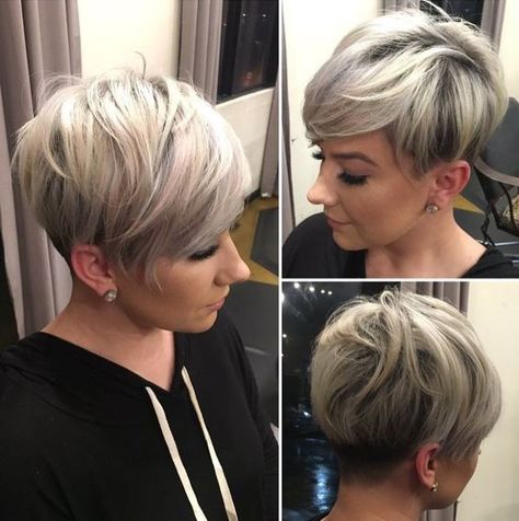 Sassy Undercut Pixie with Bangs New Short Haircuts, Edgy Pixie Cuts, Short Haircut Styles, Edgy Pixie, Undercut Pixie Haircut, Best Pixie Cuts, Undercut Pixie, Short Pixie Haircuts, Short Pixie Cut