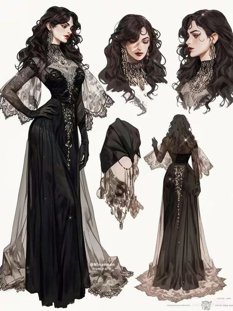 Fantasy Dresses, Fantasy Gowns, Fashion Design Drawings, Fantasy Dress, Fashion Inspiration Design, Mode Inspo, Instagram Page, Fantasy Clothing, Coven