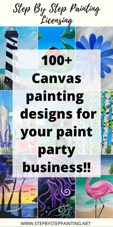 Paint Challenge Ideas, What To Paint At A Paint Party, Wine Canvas Painting Ideas, Paint Party Templates Free Printable, Paint Night Tutorials Step By Step, Art And Wine Painting Ideas, Paint And Sip Business Ideas, Paint And Sip Templates, Wine And Sip Painting Ideas