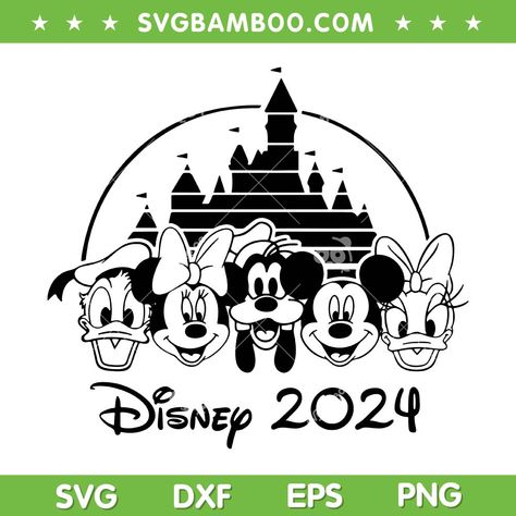 Disney Trip Cricut Projects, Mickey And Friends Svg, Disney 2024 Svg, First Disney Trip Svg, Disney Svg Free Files Cricut, Disney Svg Free Files, Disney World Svg, Disney Shirt Svg, Disneyland Svg