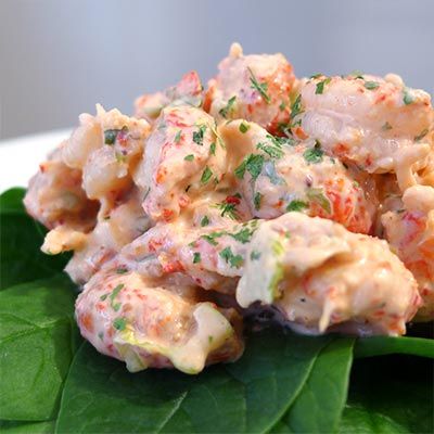 Shrimp salad is pretty popular up North, so I figured a crawfish salad made with a remoulade sauce would be just as tasty but with a Southern twist. Crawfish Salad, Crayfish Salad, Crawfish Recipes, Remoulade Sauce, Creole Recipes, Seafood Salad, Shrimp Salad, Cajun Recipes, Easy Salad Recipes