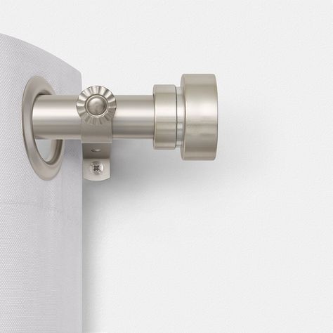 Corner shower curtain rod