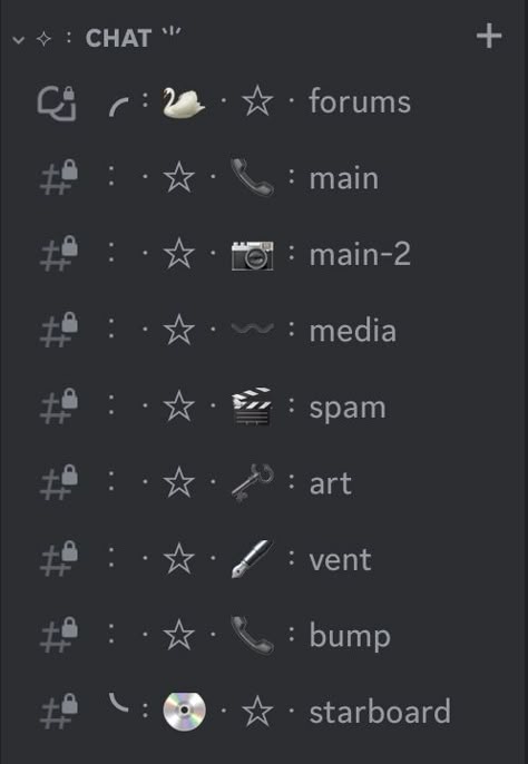 Matching About Me Discord, Discord Channel Layouts Aesthetic, Aesthetic Discord Channels, Discord Server Category Ideas, Aesthetic Discord Channel Ideas, Discord Severs Ideas, Discord Server Layout Channels, Discord Server Ideas Channels, Discord Channels Aesthetic