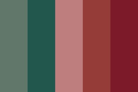 Sage Dusty Rose Merlot Color Palette Dusty Red Color Palette, Dusty Rose Palette, Dusty Rose Color Palette, Maroon Color Palette, Burgundy Colour Palette, Sage Green Bedroom, Merlot Color, Hex Color Palette, Red Colour Palette