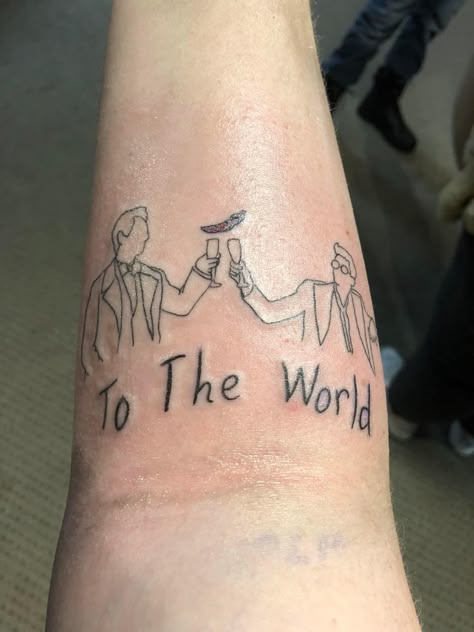 Crowley Tattoo, Good Omens Tattoo Ideas, Good Omens Tattoo, Bad Communication, Loki Tattoo, Gay Tattoo, One Piece Tattoos, Cute Small Tattoos, Ineffable Husbands