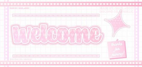 Rosa Soft, Discord Ideas, Welcome Words, Welcome Pictures, Dusk Sky, Youtube Banner Design, Learn Japanese Words, Soft Pink Theme, Shape Templates