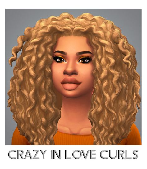 Simblr Black Maxis Match Cc, Sims 4 Curly Hair, Sims 4 Black Hair, Pelo Sims, Fairy Drawings, Sims 4 Mm Cc, Crazy In Love, Sims Games, Sims 4 Mm