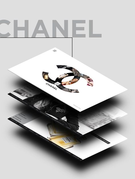 Website - Chanel on Behance Ui Ux Designer, Ux Designer, Project Proposal, Student Project, Design App, Design Visual, Web Designer, Ui Ux Design, Visual Identity