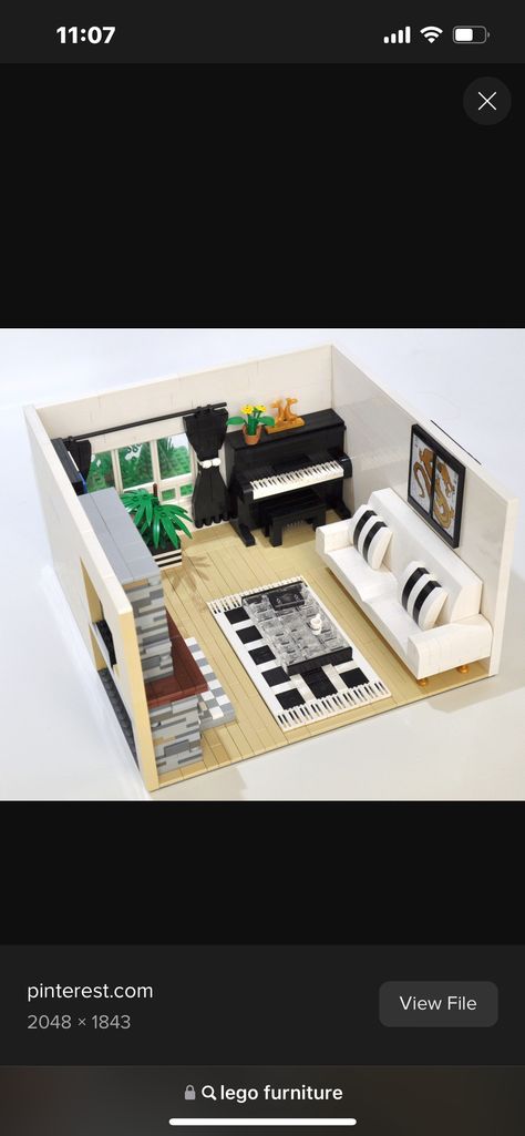 Lego Living Room, Diy Lego, Lego, Living Room, Pins