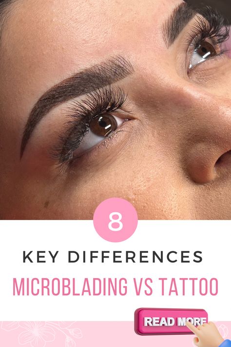 Microblading vs Tattoo how tattooing has changed over time - achieve perfectly natural brows with microblading. Tattoo Eyebrows Permanent Makeup, Brow Tattoo Permanent Makeup, Eyebrow Tattoo Before And After, Tattoo Eyebrows Before And After, Eyebrow Tattoos For Women, Bad Eyebrow Tattoo, Eyebrow Blading, Vs Tattoo, Tattooed Eyebrows