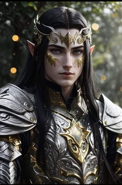 Fantasy Elf Aesthetic, Elves Aesthetic, King Warrior, Warrior Character, Fantasy Elf, Male Elf, Elf King, Elf Man, Fantasy Wizard